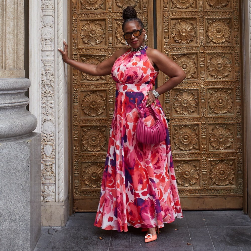 Beautiful colorful Nordstrom brand dress. Perfect for to a wedding or date night